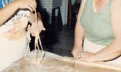 Il taglio delle fettuccine