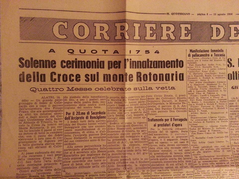 Collepardo Croce sul Monte Rotonaria